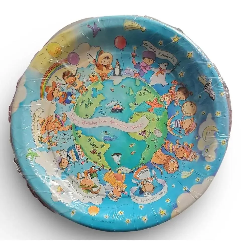 USA Hallmark Ambassador Paper Plates 2‑Pk, 8.75